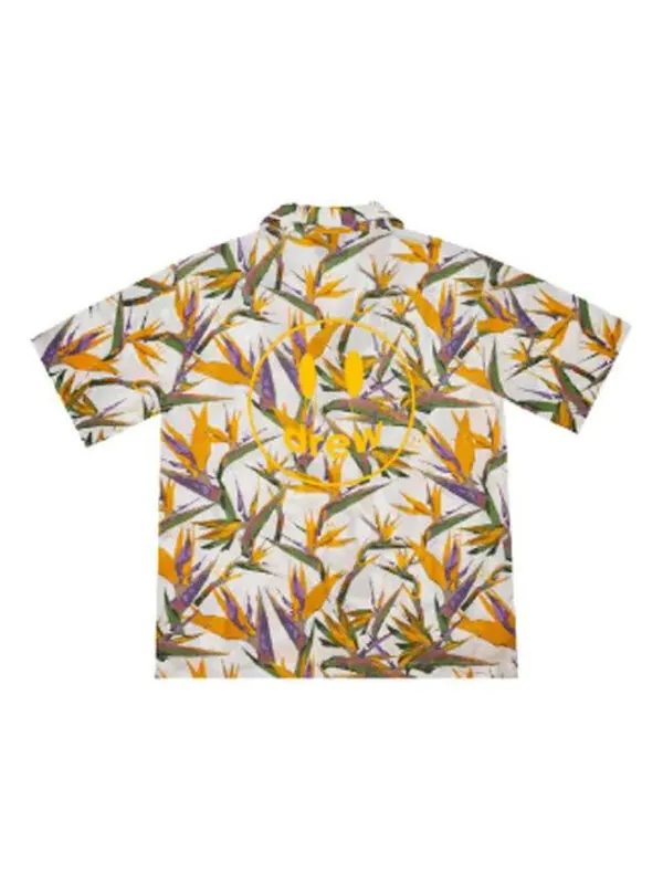 Рубашка rayon camp shirt 'white' Drew House — изображение 2 из 2, белый
