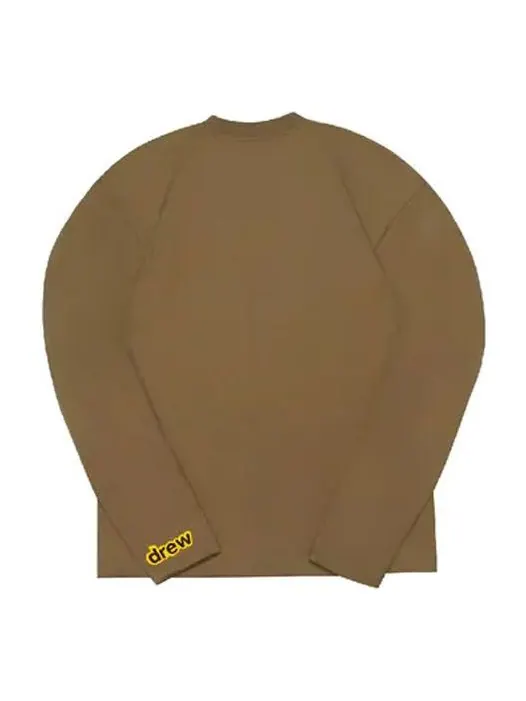 Футболка secret long sleeve t-shirt 'brown' Drew House — изображение 2 из 2, коричневый