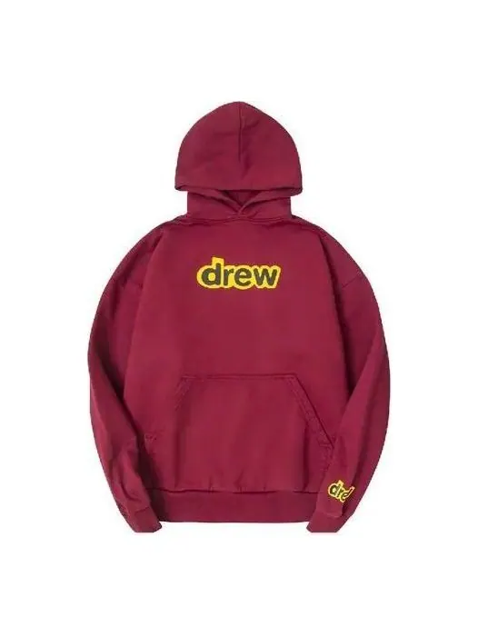 Толстовка secret hoodie 'burgundy' Drew House — изображение 1 из 2, бордовый