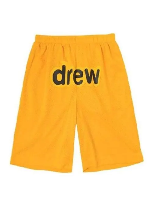 Шорты secret mesh cotton shorts 'golden yellow' Drew House — изображение 1 из 4, желтый