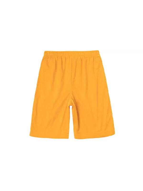 Шорты secret mesh cotton shorts 'golden yellow' Drew House — изображение 2 из 4, желтый