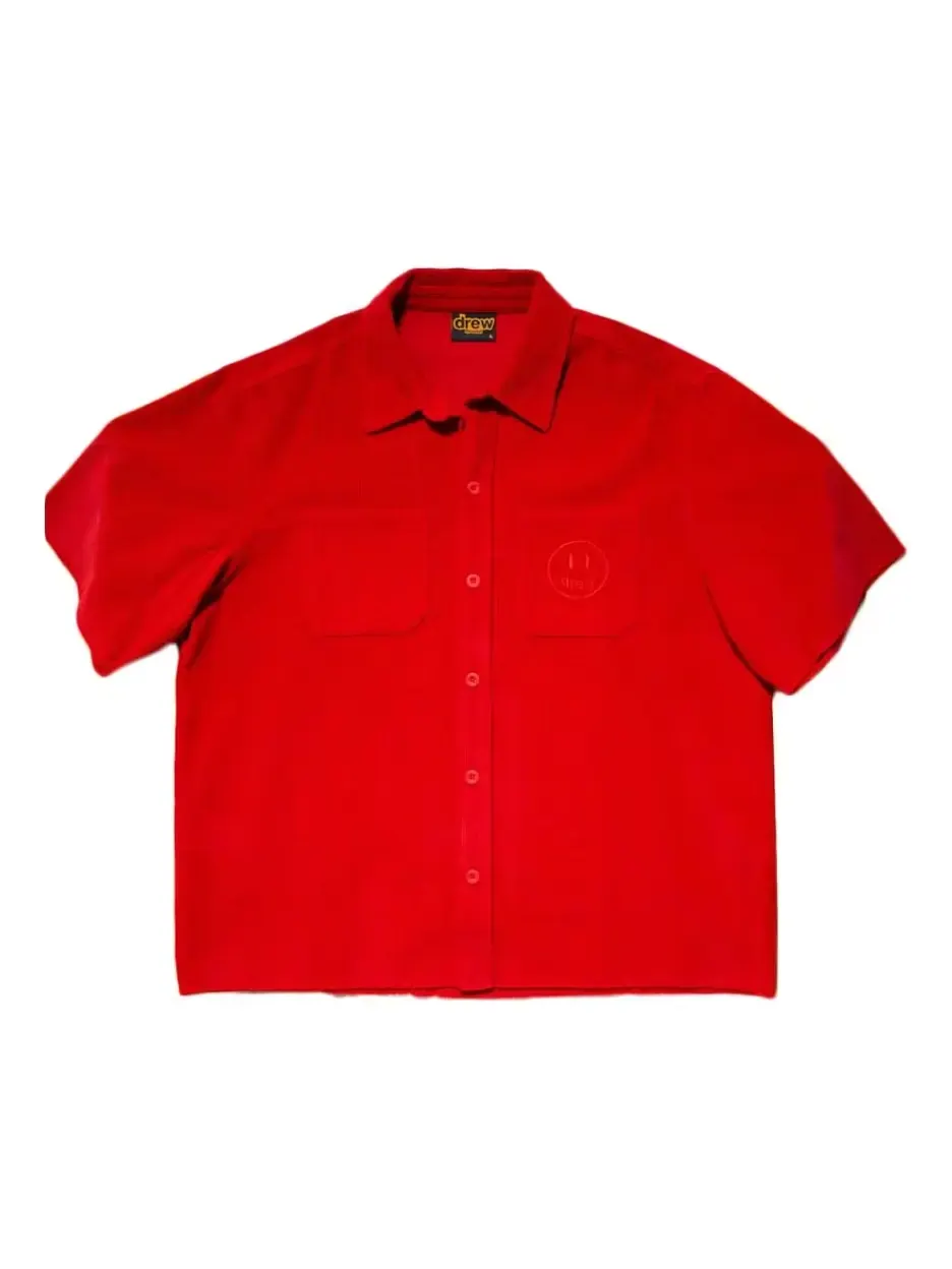 Рубашка Drew House Corduroy T-shirt 'Red' — изображение 1 из 1, красный