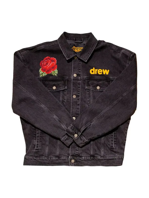 Куртка hearty trucker jacket 'medium black wash' Drew House — изображение 1 из 2, черный