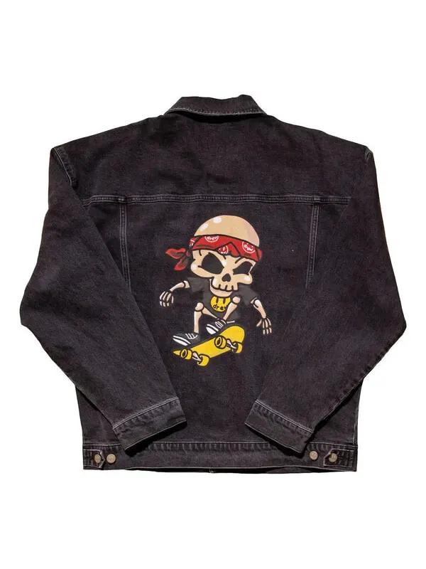 Куртка hearty trucker jacket 'medium black wash' Drew House — изображение 2 из 2, черный