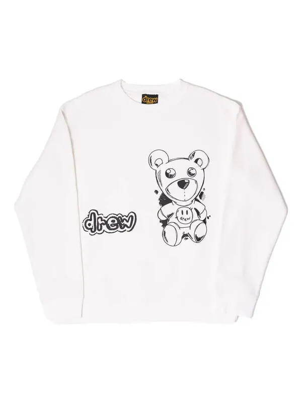 Футболка theordore sketch crewneck sweatshirt 'off-white' Drew House — изображение 1 из 2, белый