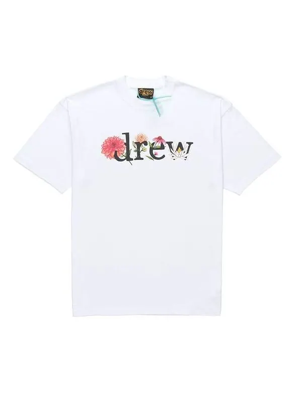 Футболка floral drew t-shirt 'white' Drew House — изображение 1 из 2, белый