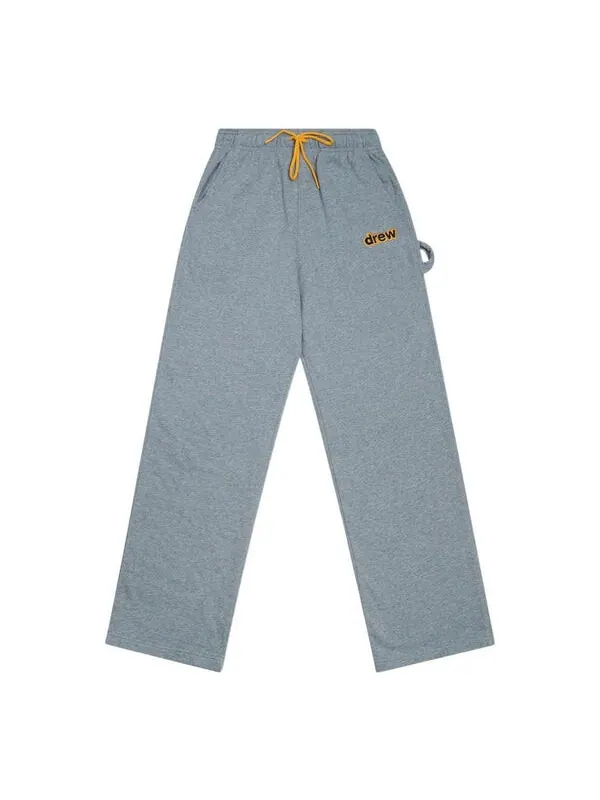 Брюки secret carpenter sweatpant 'heather grey' Drew House — изображение 1 из 2, серый