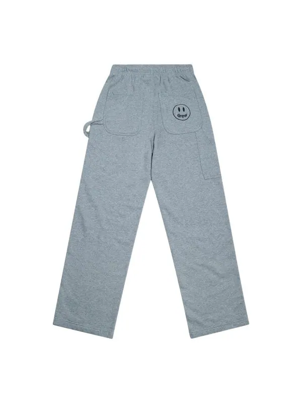 Брюки secret carpenter sweatpant 'heather grey' Drew House — изображение 2 из 2, серый