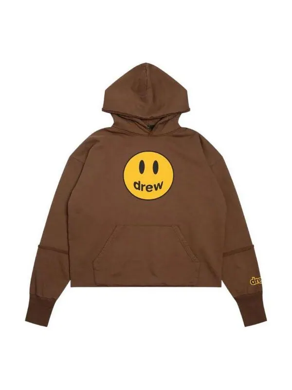 Толстовка mascot deconstructed hoodie 'brown' Drew House — изображение 1 из 2, коричневый