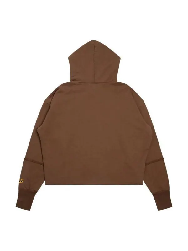 Толстовка mascot deconstructed hoodie 'brown' Drew House — изображение 2 из 2, коричневый