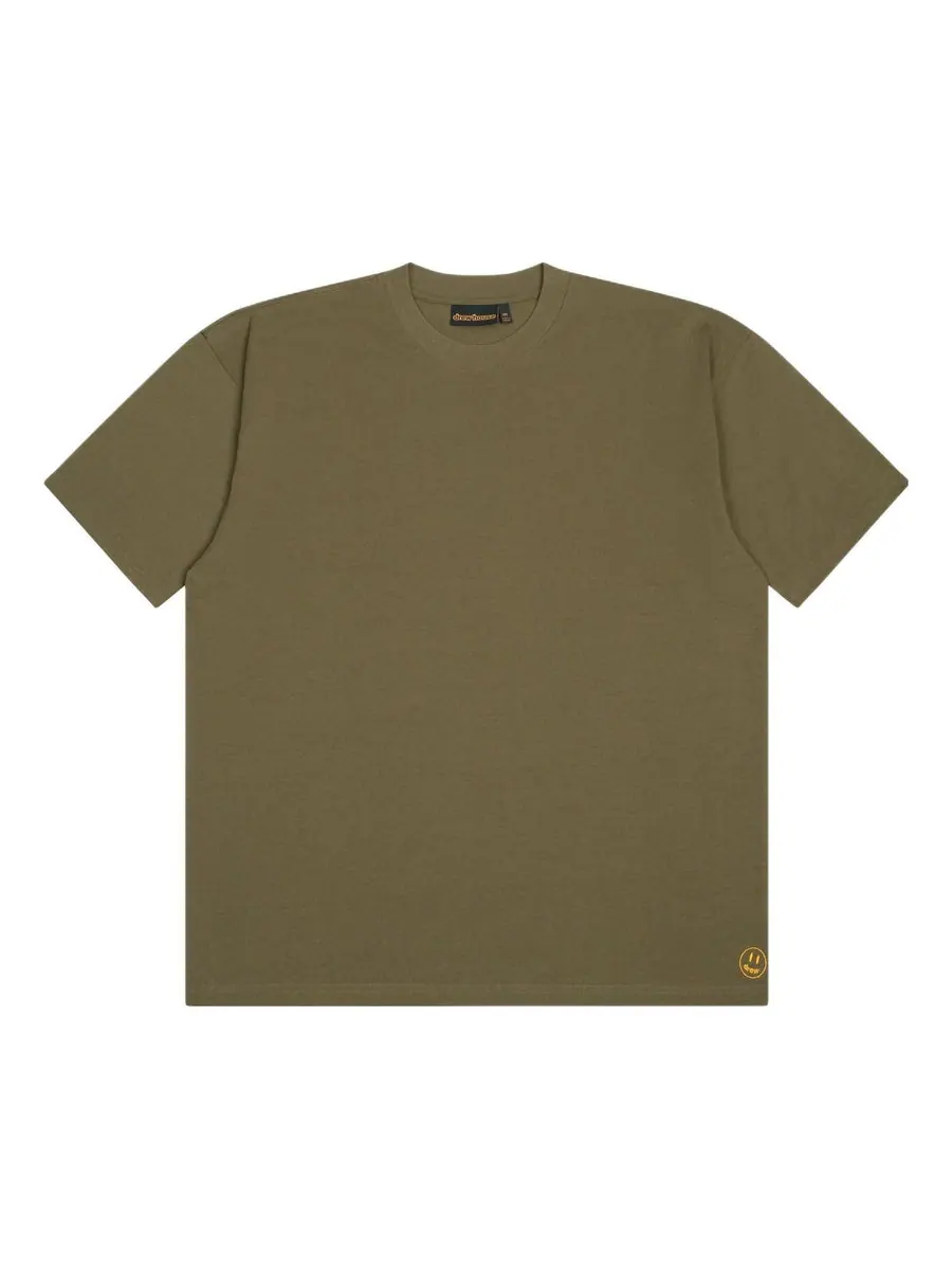 Футболка Drew House Basic T-shirt 'Midnight Olive' — изображение 1 из 2, оливковый зеленый