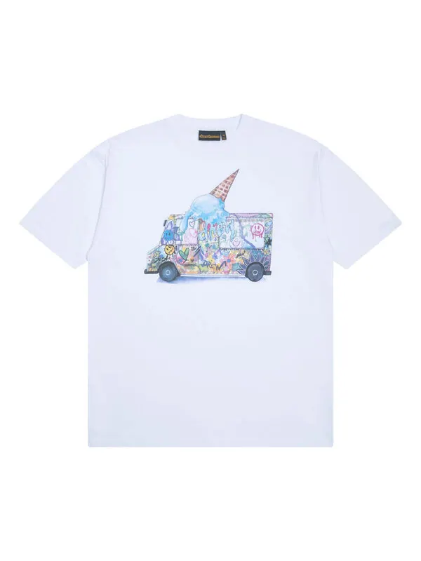 Футболка ice cream truck t-shirt 'white' Drew House — изображение 1 из 2, белый