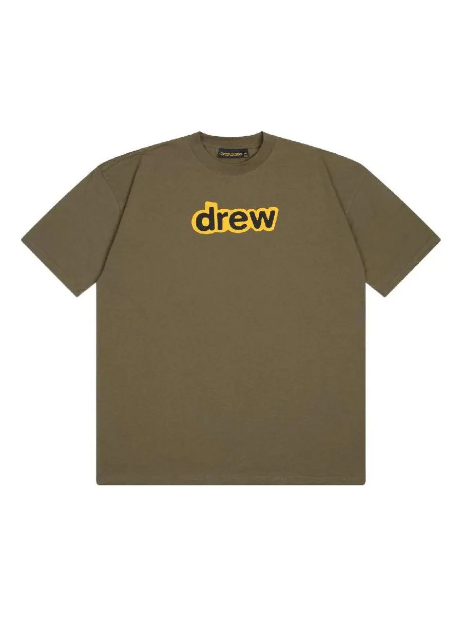 Футболка Drew House Secret T-shirt 'Midnight Olive' — изображение 1 из 2, оливковый зеленый