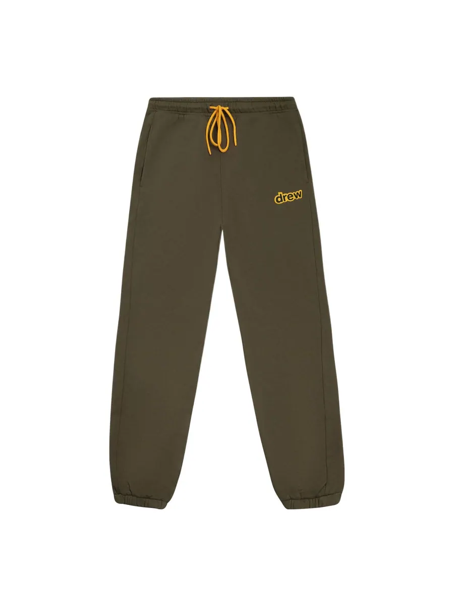 Спортивные брюки Drew House Secret Sweatpants 'Midnight Olive' — изображение 1 из 2, оливковый зеленый