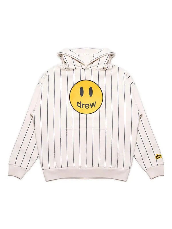 Толстовка mascot hoodie 'navy pinstripe' Drew House — изображение 1 из 2, белый/темно-синий