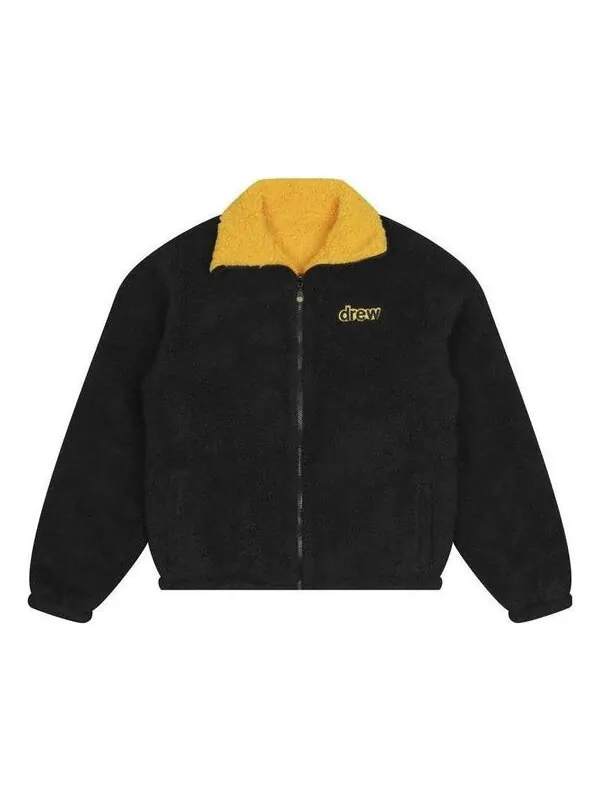 Куртка reversible zip up jacket 'black yellow' Drew House — изображение 1 из 4, черный/желтый