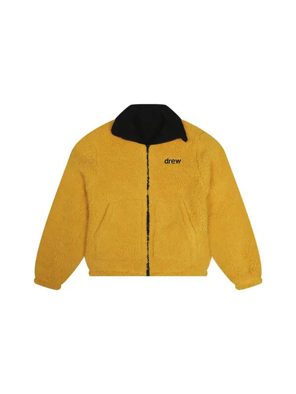 Куртка reversible zip up jacket 'black yellow' Drew House — изображение 2 из 4, черный/желтый
