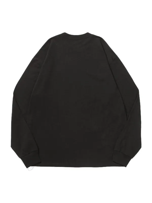 Футболка basic long sleeve pocket t-shirt 'black' Drew House — изображение 2 из 2, черный