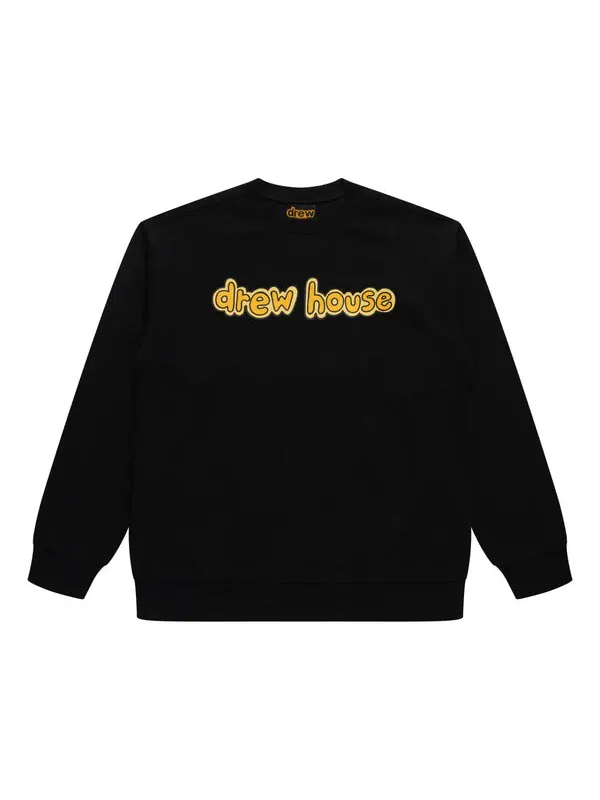 Толстовка crewneck sweatshirt 'black' Drew House — изображение 1 из 2, черный