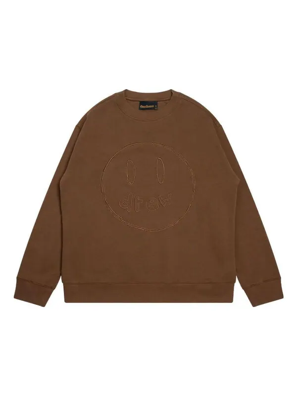 Толстовка sketch mascot crewneck sweatshirt 'brown' Drew House — изображение 1 из 2, коричневый