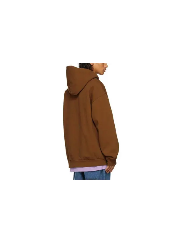 Толстовка cartoon font hoodie 'brown' Drew House — изображение 2 из 4, коричневый