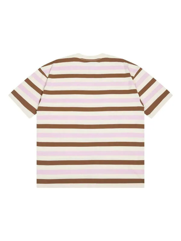 Футболка bizzy t-shirt 'brown stripe' Drew House — изображение 2 из 2, розовый/коричневый