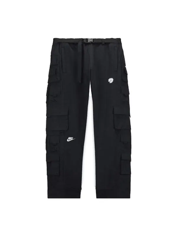 Повседневные брюки x peaceminusone g dragon широкие брюки Nike — изображение 1 из 1, черный/белый