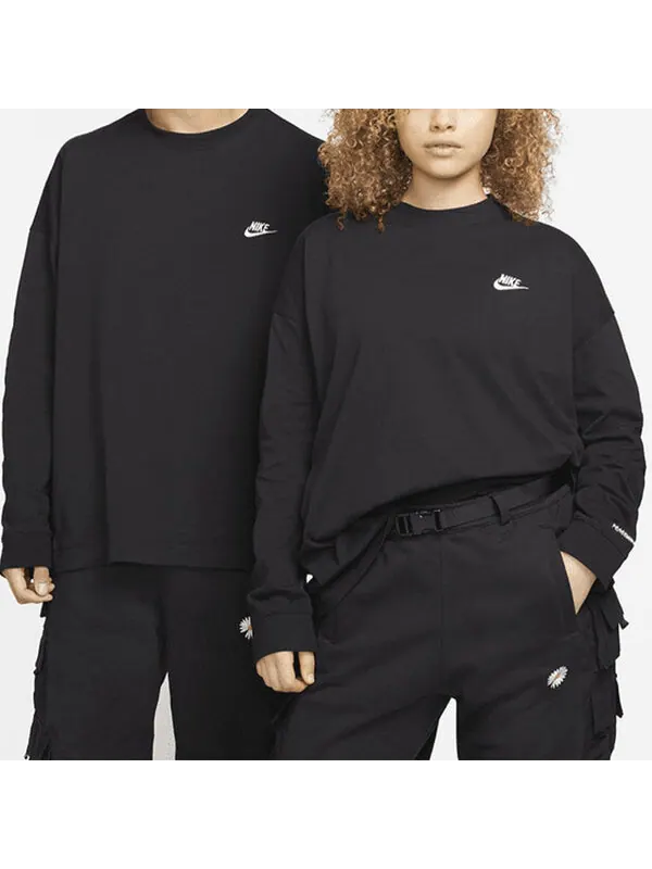 Футболка Nike x Peaceminusone G-Dragon Long Sleeve T-shirt 'Asia Sizing - Black' — изображение 3 из 4, черный