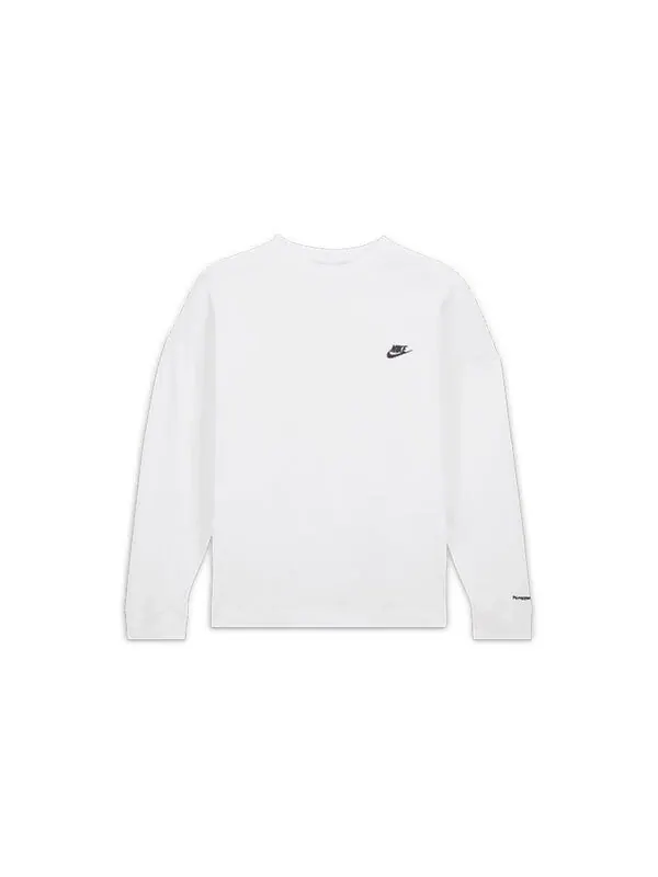 Футболка Nike x Peaceminusone G-Dragon Long Sleeve T-shirt 'Asia Sizing - White' — изображение 2 из 4, белый