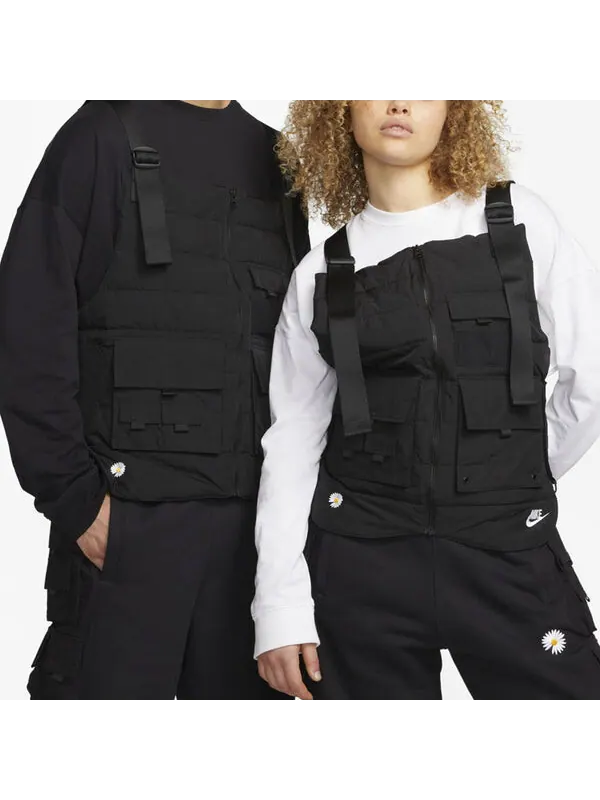 Куртка Nike x Peaceminusone G-Dragon 2+1 Jacket 'Asia Sizing - Black' — изображение 3 из 4, черный
