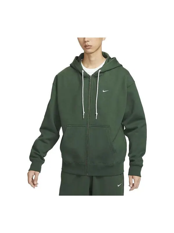 Толстовка с капюшоном solo swoosh Nike — изображение 1 из 4, зеленый
