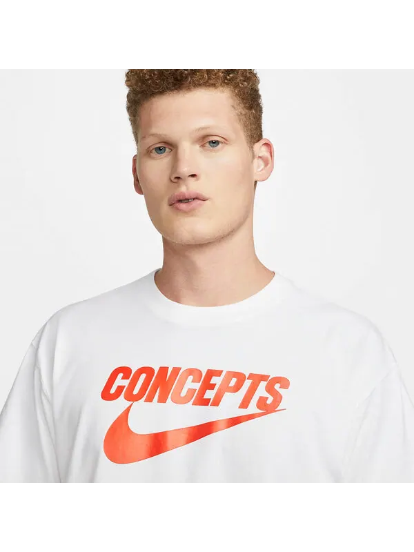 Футболка sb x concept футболка Nike — изображение 4 из 4, белый/оранжевый