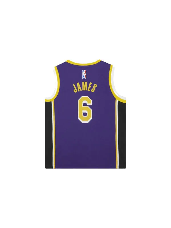 Спортивная футболка nba los angeles lakers lebron james jersey 'purple' Air Jordan — изображение 3 из 3, фиолетовый