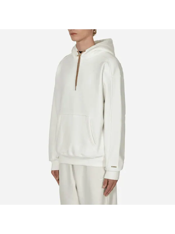 Толстовка x jacquemus le hoodie 'off white' Nike — изображение 4 из 4, белый
