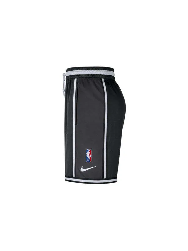 Шорты Nike x NBA Brooklyn Dri-Fit Basketball Shorts 'Black' — изображение 3 из 3, черный/мульти
