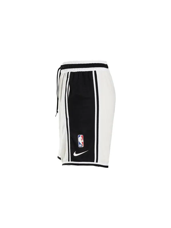 Шорты Nike NBA LA Lakers Logo Basketball Shorts 'White Black' — изображение 3 из 3, белый/мульти