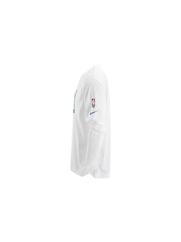 Футболка Nike x NBA Brooklyn NETS Long Sleeve 'White' — изображение 2 из 3, белый/мульти