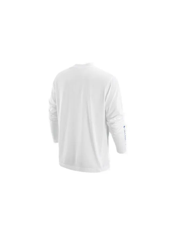 Футболка Nike x NBA Brooklyn NETS Long Sleeve 'White' — изображение 3 из 3, белый/мульти
