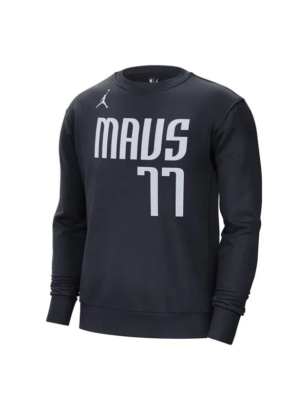 Толстовка Air Jordan x NBA 23-24 MAVS Sweatshirts 'Luka Doni 77' — изображение 1 из 2, темно-синий