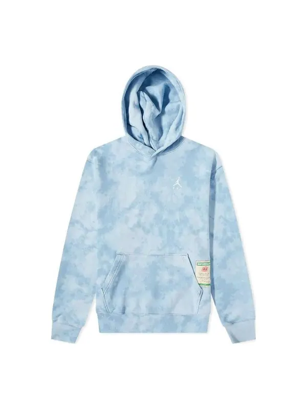 Толстовка x j balvin tie die hoodie 'blue' Air Jordan — изображение 1 из 4, синий