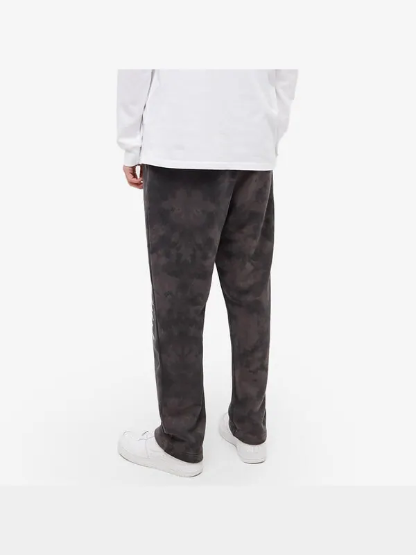 Спортивные штаны Air Jordan Tie Dye Alphabet Lacing Fleece Sports Pants Men's Brown — изображение 3 из 4, черный