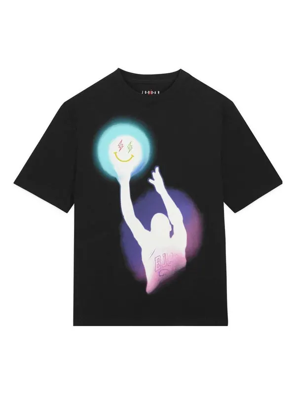 Футболка x j balvin t-shirt 'black' Air Jordan — изображение 1 из 2, черный