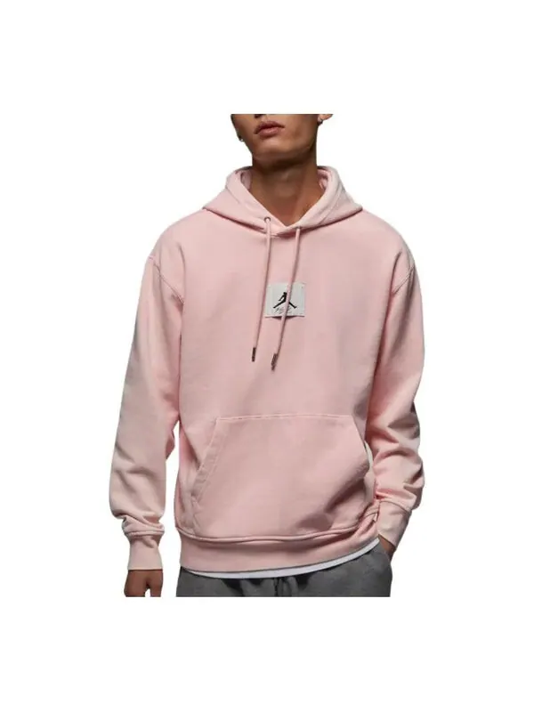 Толстовка Air Jordan Essential Statement Wash Fleece Hoodie 'Pink' — изображение 1 из 3, розовый