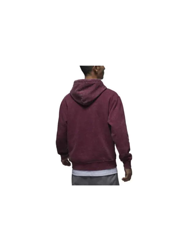 Толстовка Air Jordan Essential Wash Fleece Hoodie 'Red' — изображение 2 из 3