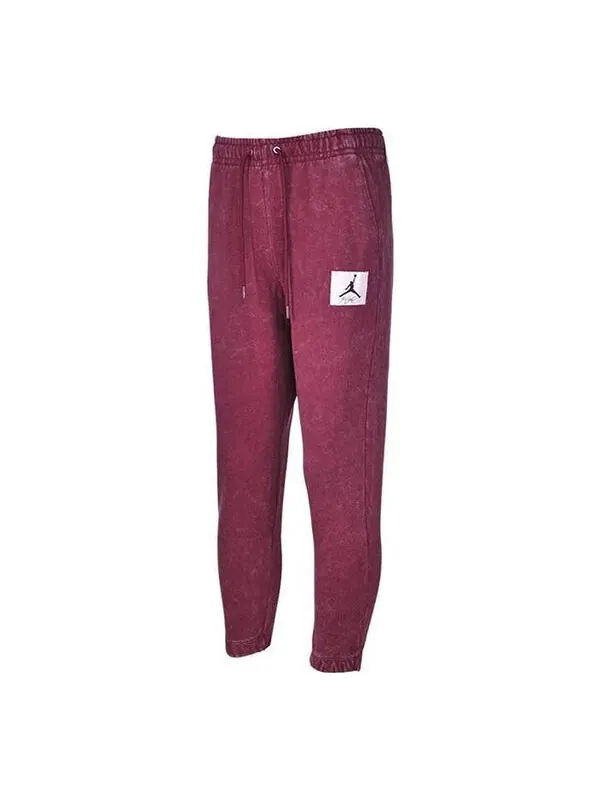 Брюки essential sweatpants 'burgundy' Air Jordan — изображение 1 из 2, бордовый