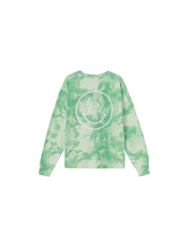 Футболка xj balvin tie die футболка с длинными рукавами Air Jordan — изображение 2 из 4, зеленый
