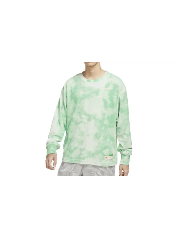 Футболка xj balvin tie die футболка с длинными рукавами Air Jordan — изображение 3 из 4, зеленый