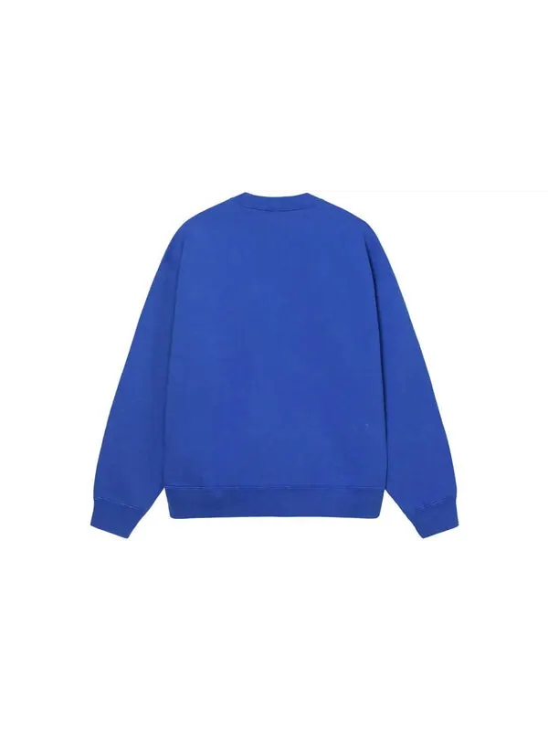 Толстовка Nike Acid Wash Crew Fleece x Stussy 'Blue' — изображение 2 из 4, синий