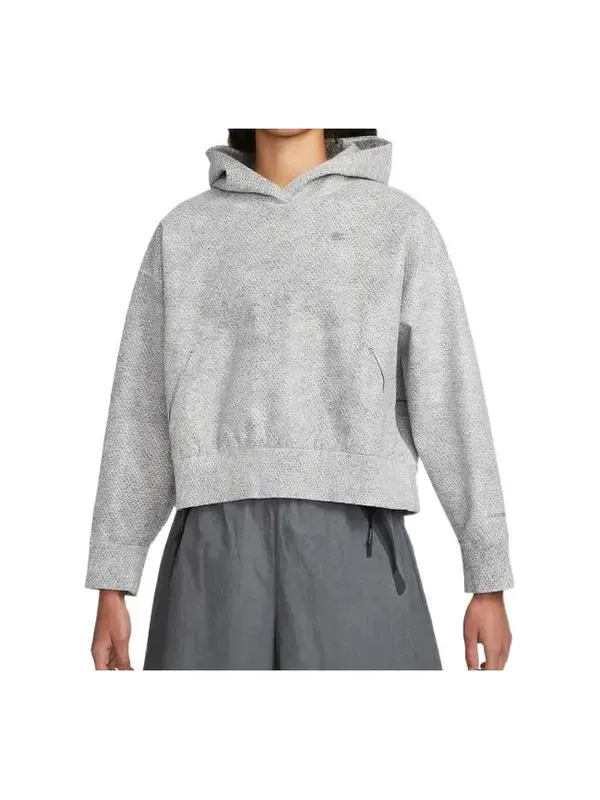 Свитер с капюшоном с застежкой-молнией Nike — изображение 1 из 4, серый