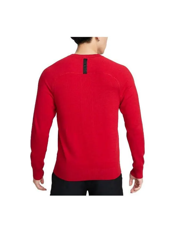Футболка с длинным рукавом Dri Fit Nike — изображение 2 из 3, красный